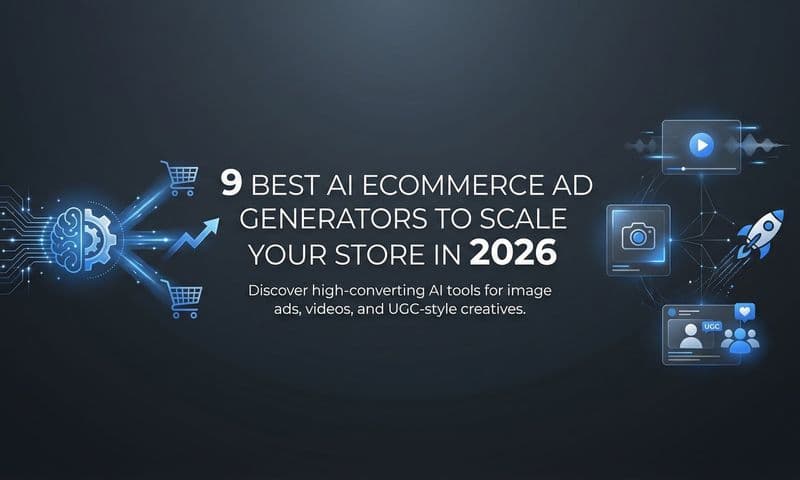 9 Best AI Ecommerce Ad Generators to Scale Your Store in 2026