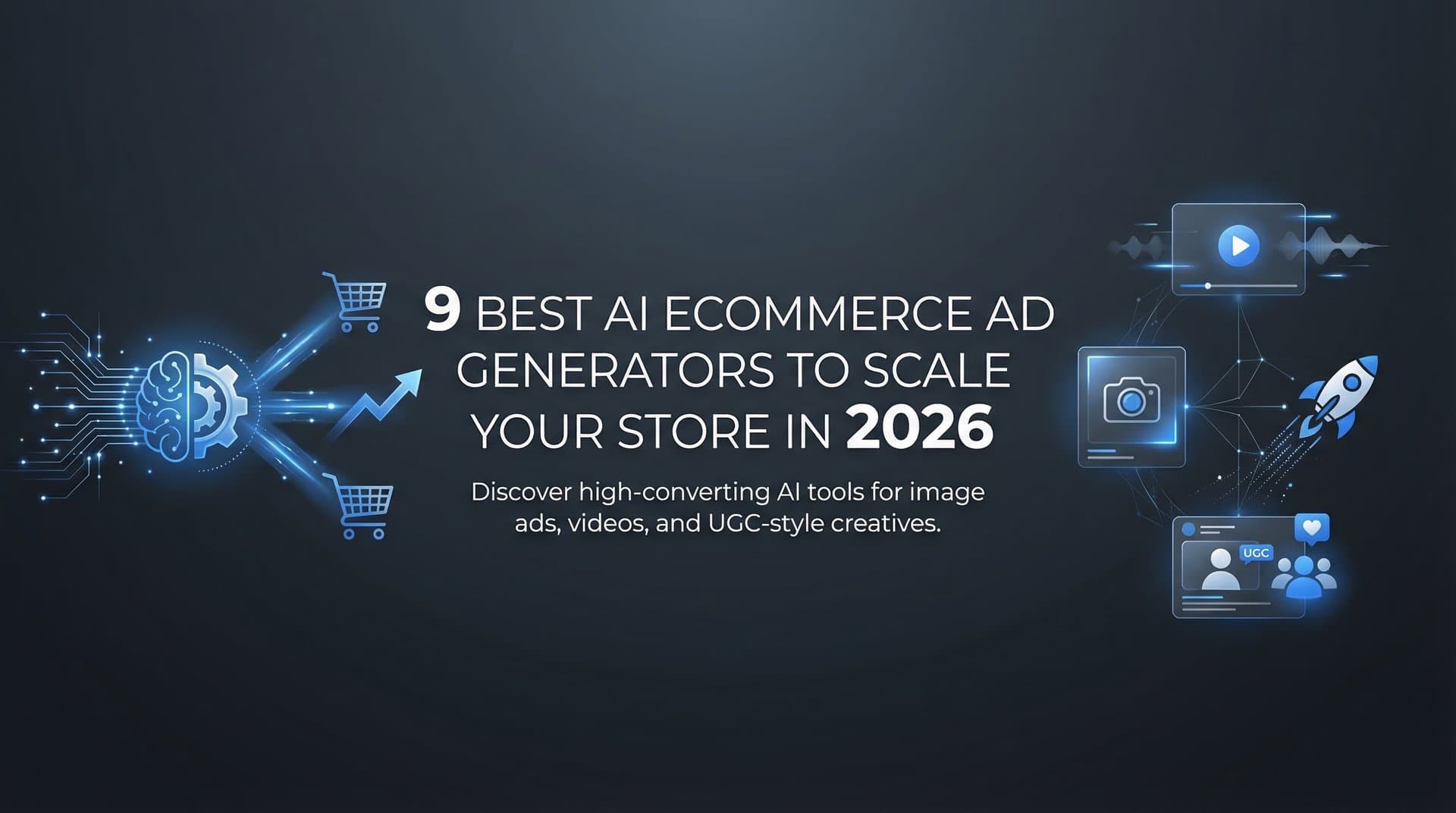 9 Best AI Ecommerce Ad Generators to Scale Your Store in 2026