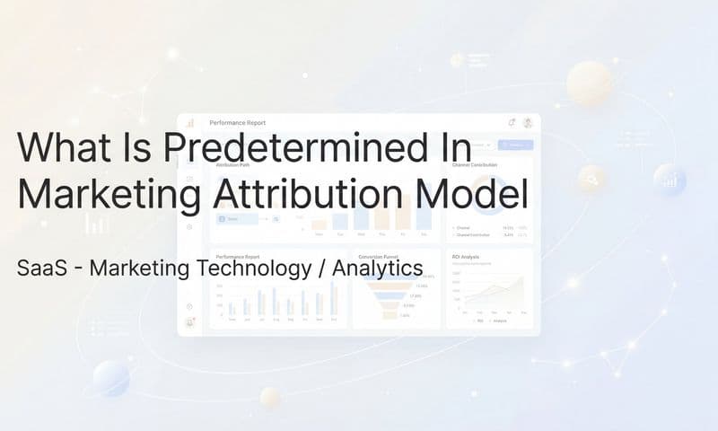 What is Predetermined in Marketing Attribution Models? A Complete Guide