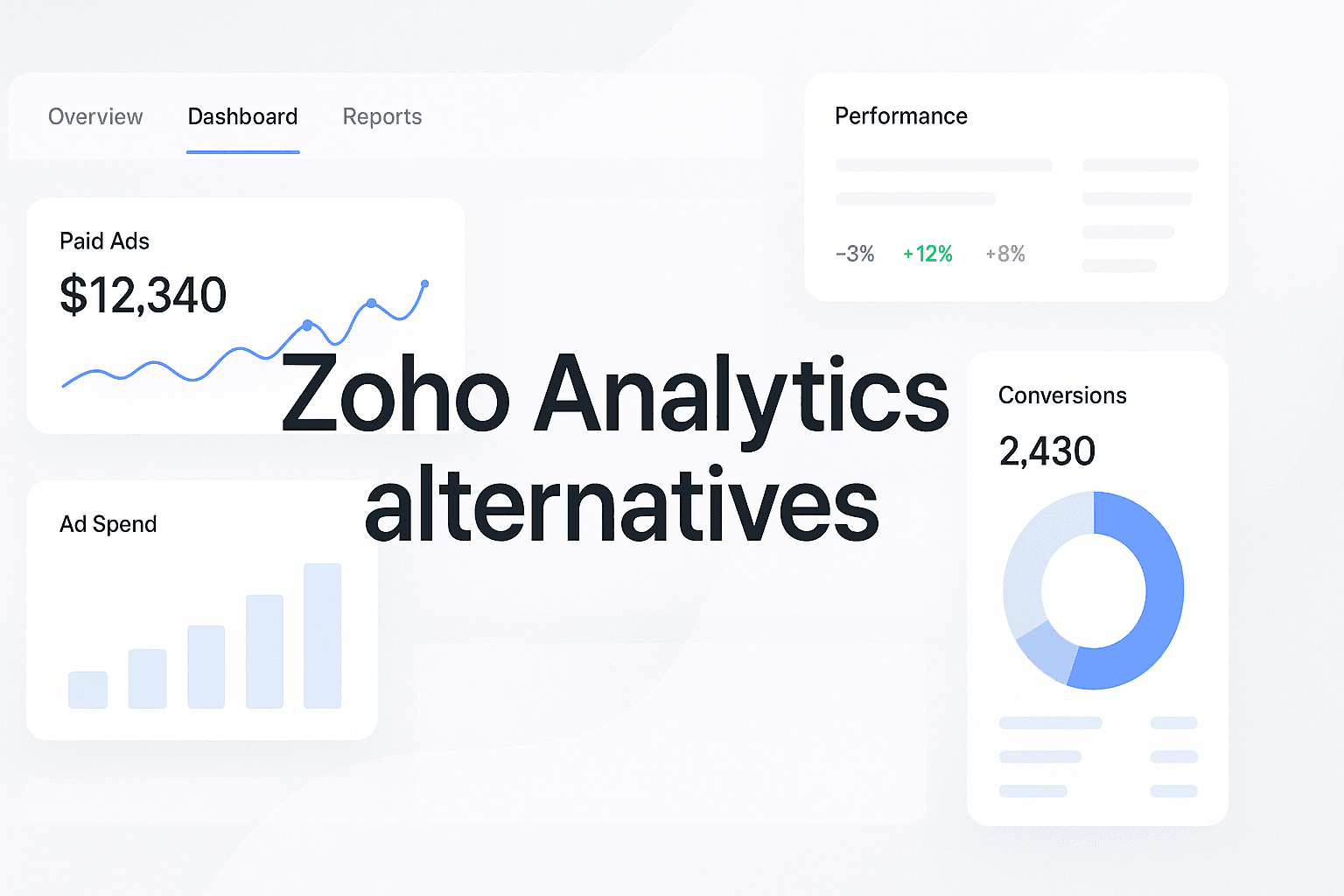 Discover 8 Zoho Analytics Alternatives To Elevate Your Marketing Insights