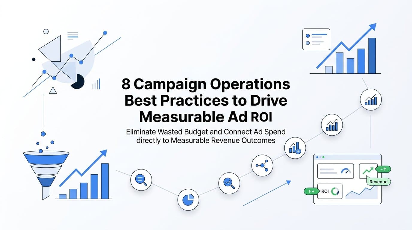 8 Campaign Operations Best Practices to Drive Measurable Ad ROI