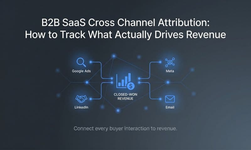 B2B SaaS Cross Channel Attribution: How to Track What Actually Drives Revenue