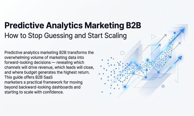 Predictive Analytics Marketing B2B: How to Stop Guessing and Start Scaling