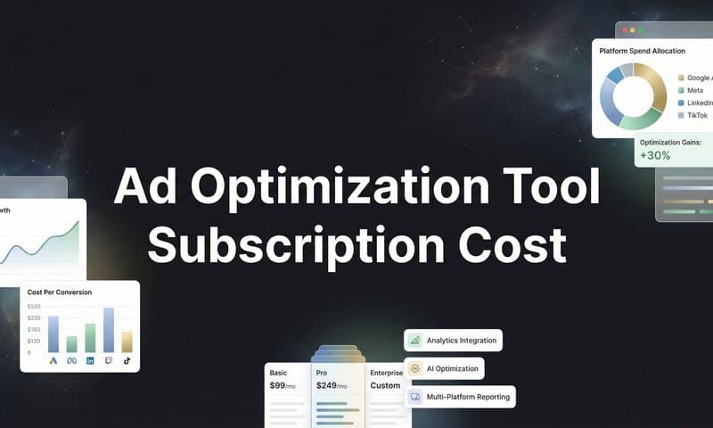 Ad Optimization Tool Subscription Cost: What to Expect and How to Budget