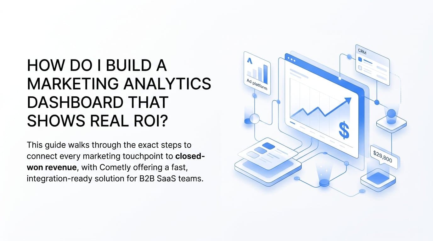 How do I build a marketing analytics dashboard that shows real roi?
