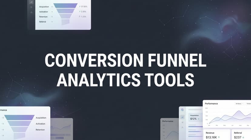Best Conversion Funnel Analytics Tools 2026 Guide!